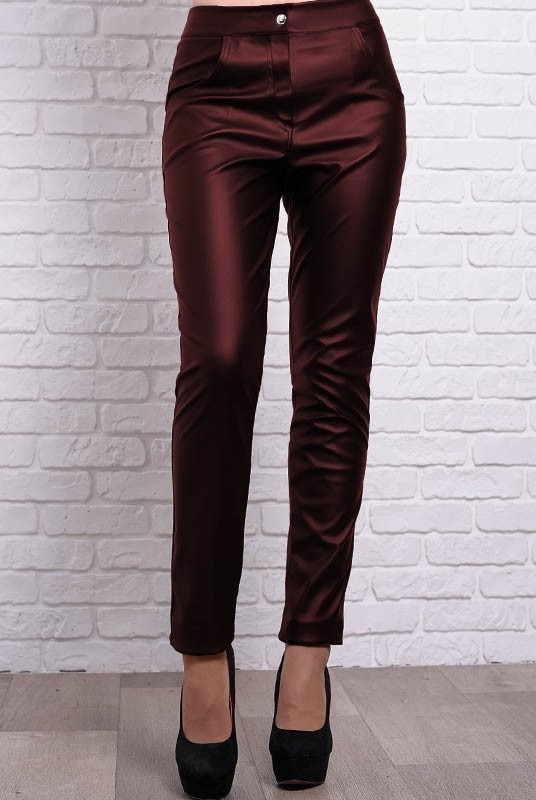 

Fashions • Брюки эко кожа Мексика Fashions 56 бордовый (8374-1-лб)