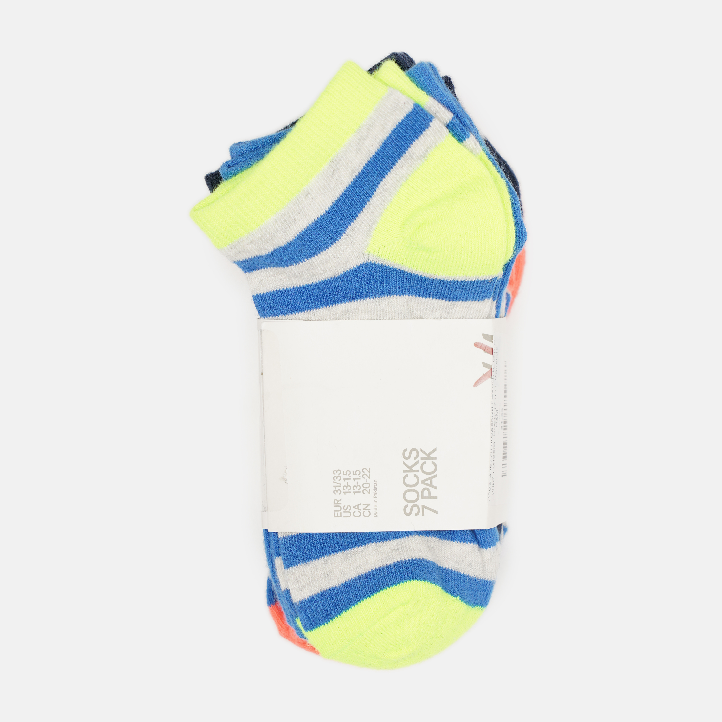 

Носки H&M 3105-456776 - 7 пар Серо-синие полоска, Носки H&M 3105-456776 31-33 7 пар Серо-синие полоска