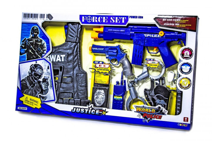 

Детский набор полицейского Toys SWAT с бронежилетом 34270