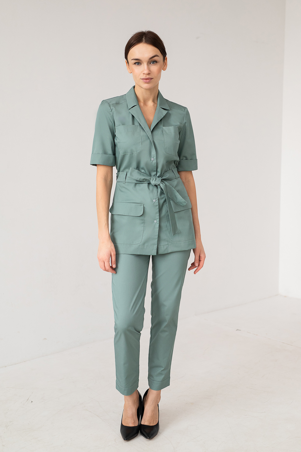 

Женский медицинский костюм (хаки) "Мадлен" Модный доктор Мадлен  хакки 2000000025674, Женский медицинский костюм (хаки) "Мадлен" Модный доктор Мадлен 40 хакки 2000000025674