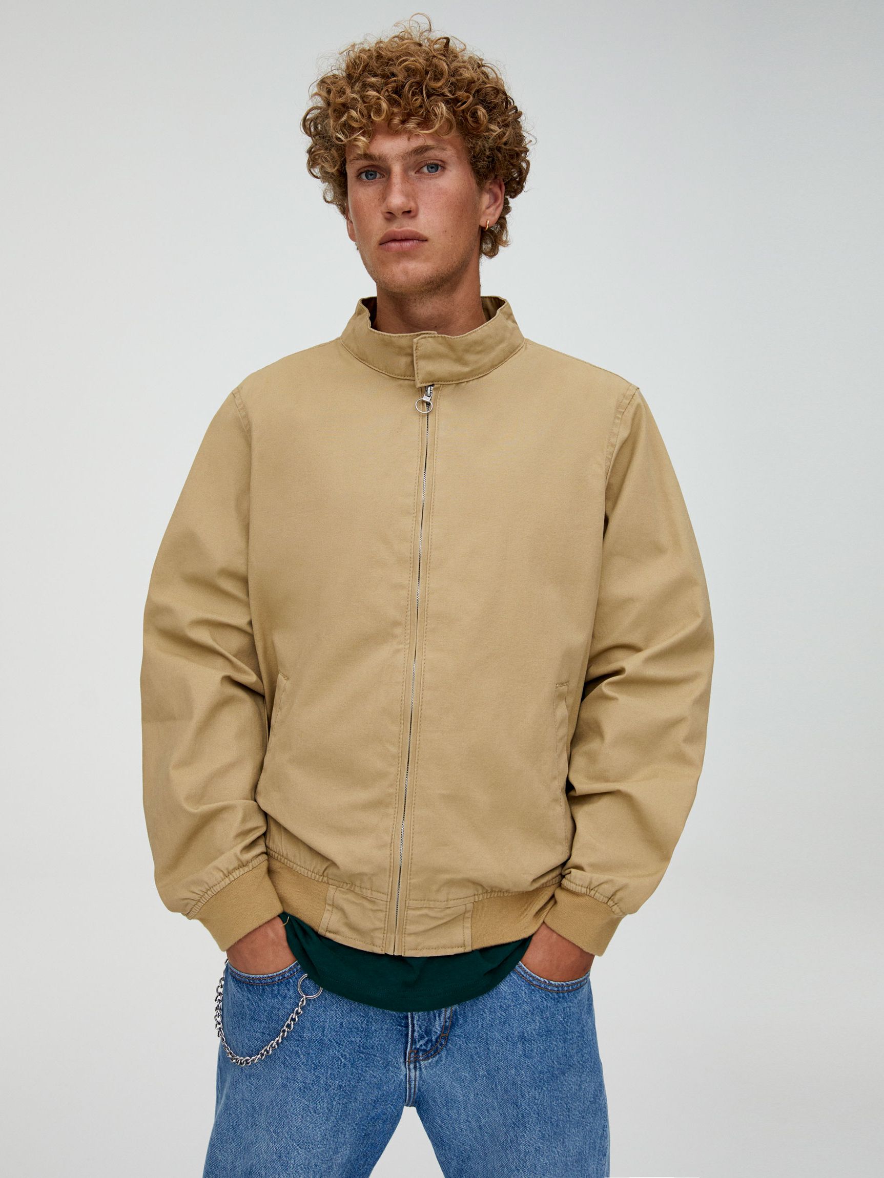 

Куртка Pull & Bear 9714/523/707  Бежевая, Куртка Pull & Bear 9714/523/707 L Бежевая