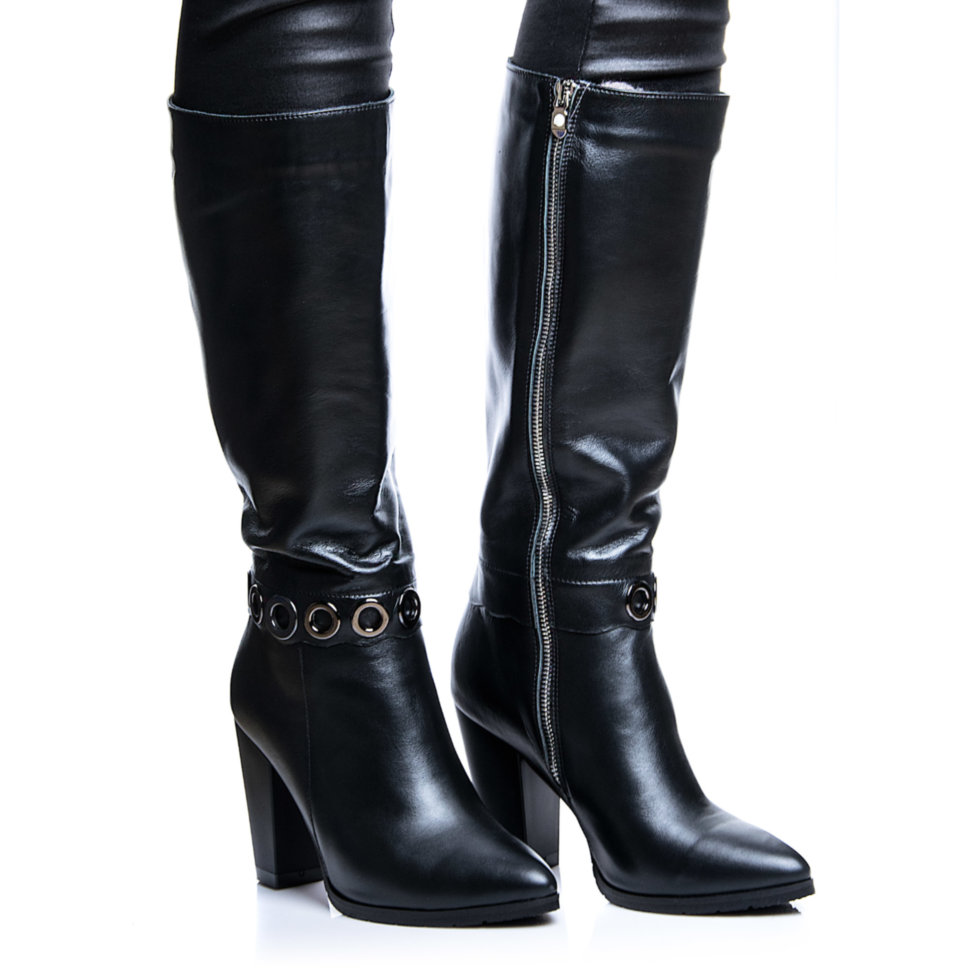 

Сапоги Rivadi 2282 40(25,7см) Черная кожа