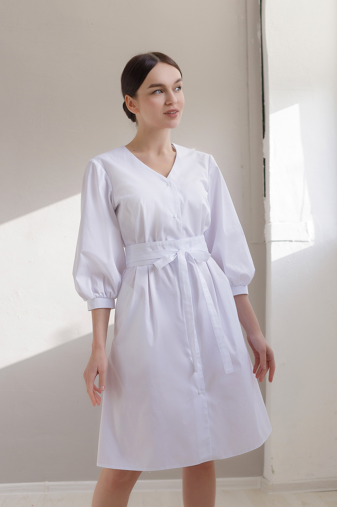 

Женский медицинский халат (белый) "Жасмин" Модный доктор Жасмин  белый 2000000026480, Женский медицинский халат (белый) "Жасмин" Модный доктор Жасмин 48 белый 2000000026480