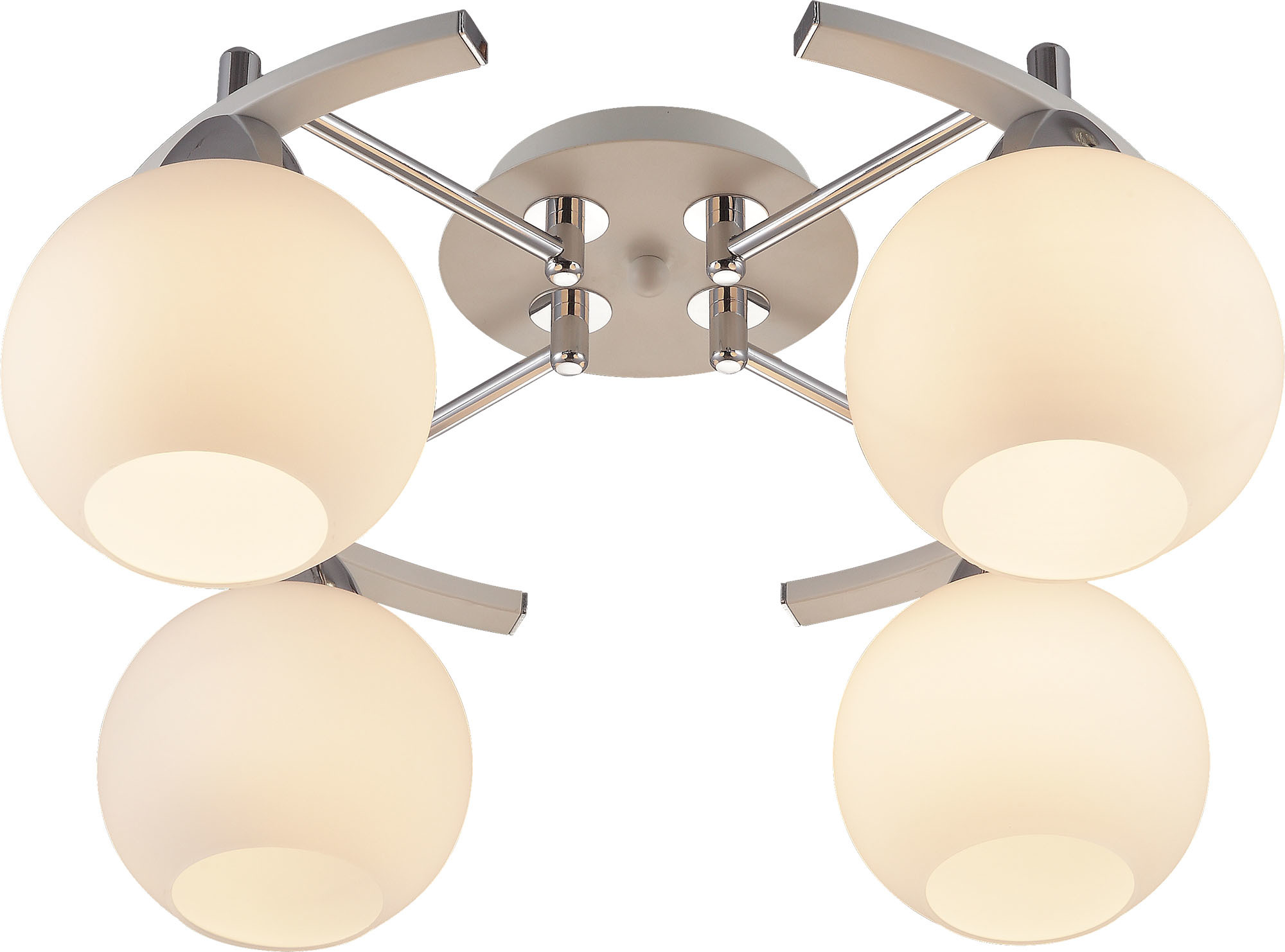 

Потолочный светильник Altalusse INL-9323C-04 White & Chrome E27 4х40Вт