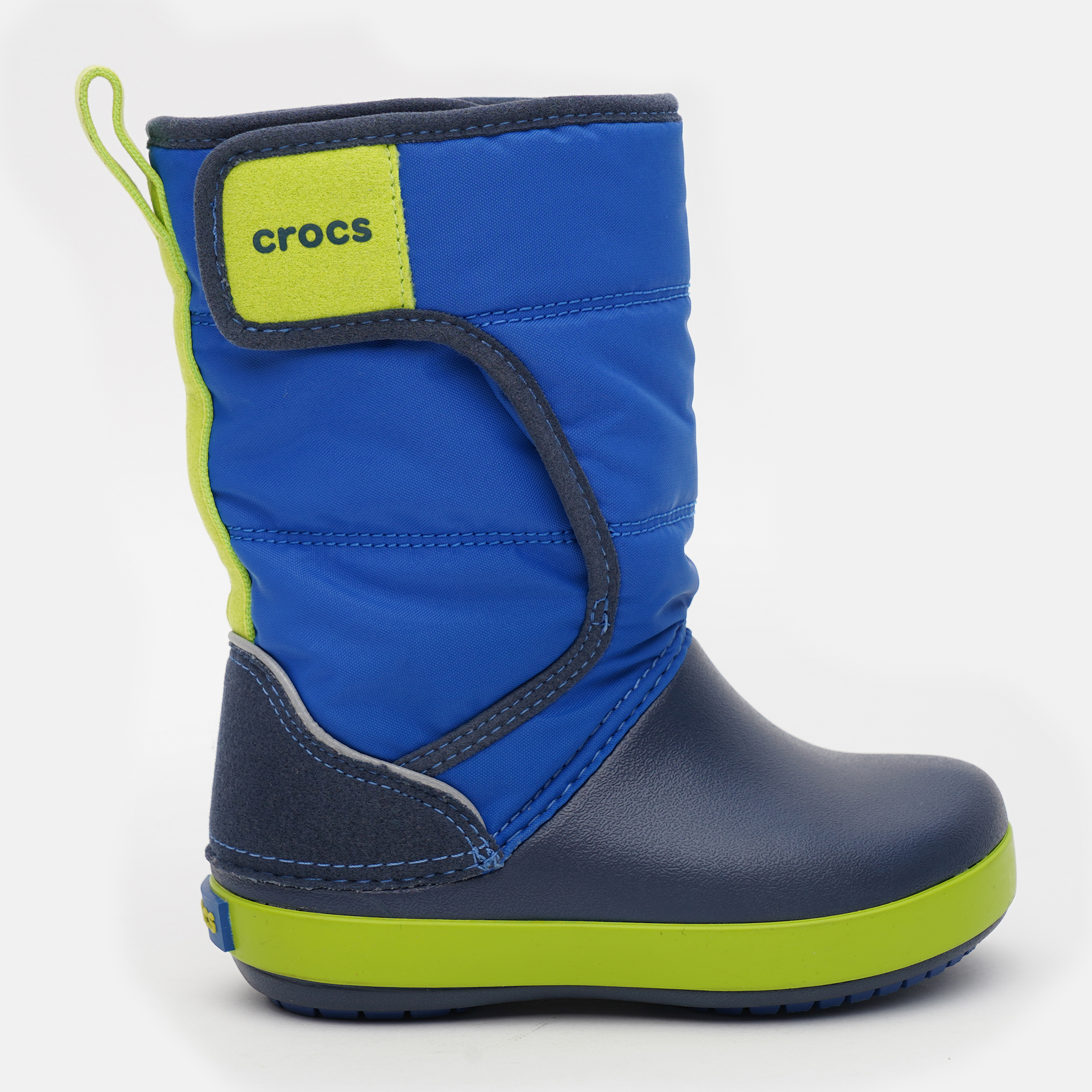 

Сапоги Crocs Kids LodgePoint Snow Boot K 204660-4HD-C6 22-23 Синие с темно-синим