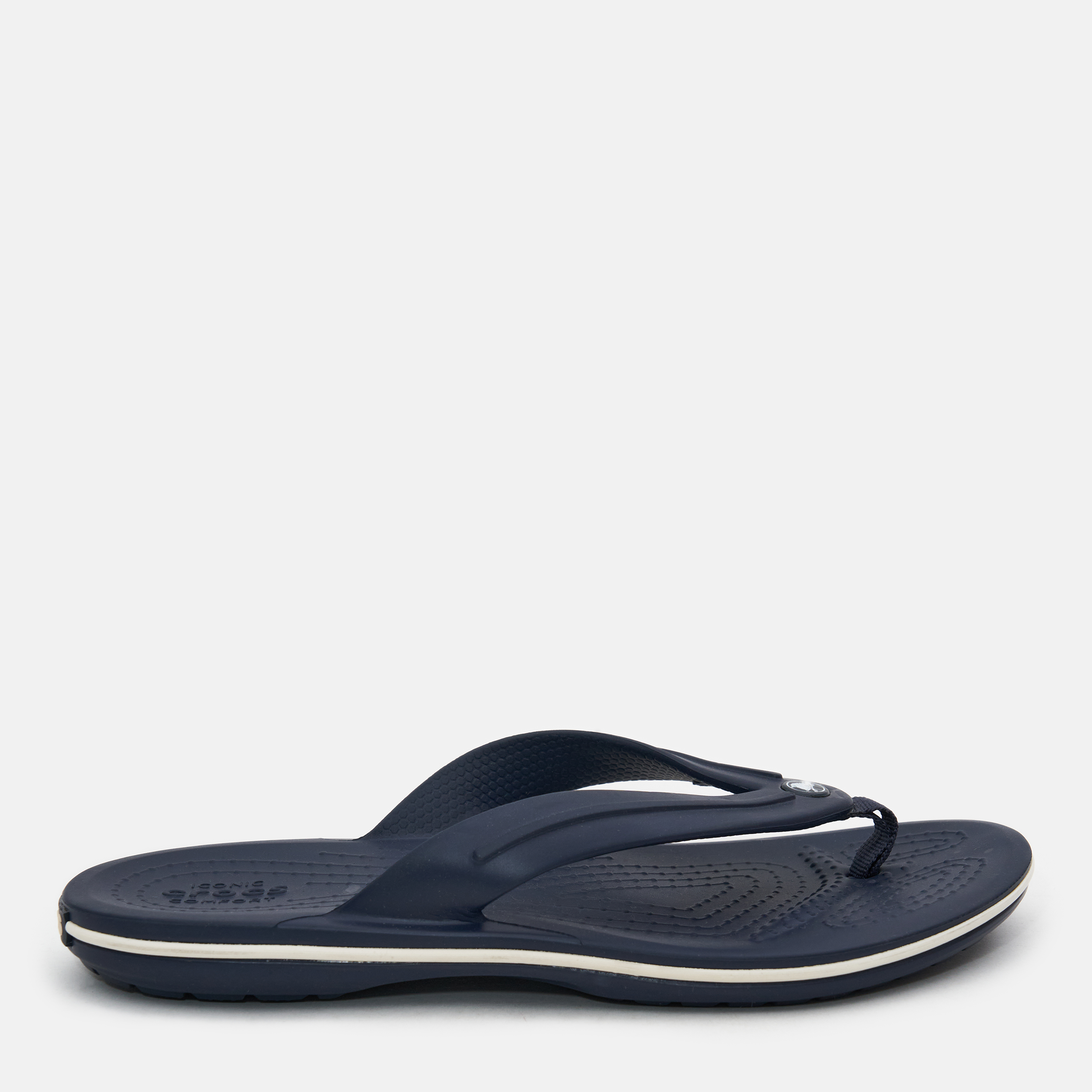 

Вьетнамки Crocs Kids Crocband Flip 205778-410-J5 37-38 Темно-Синие (191448337053)