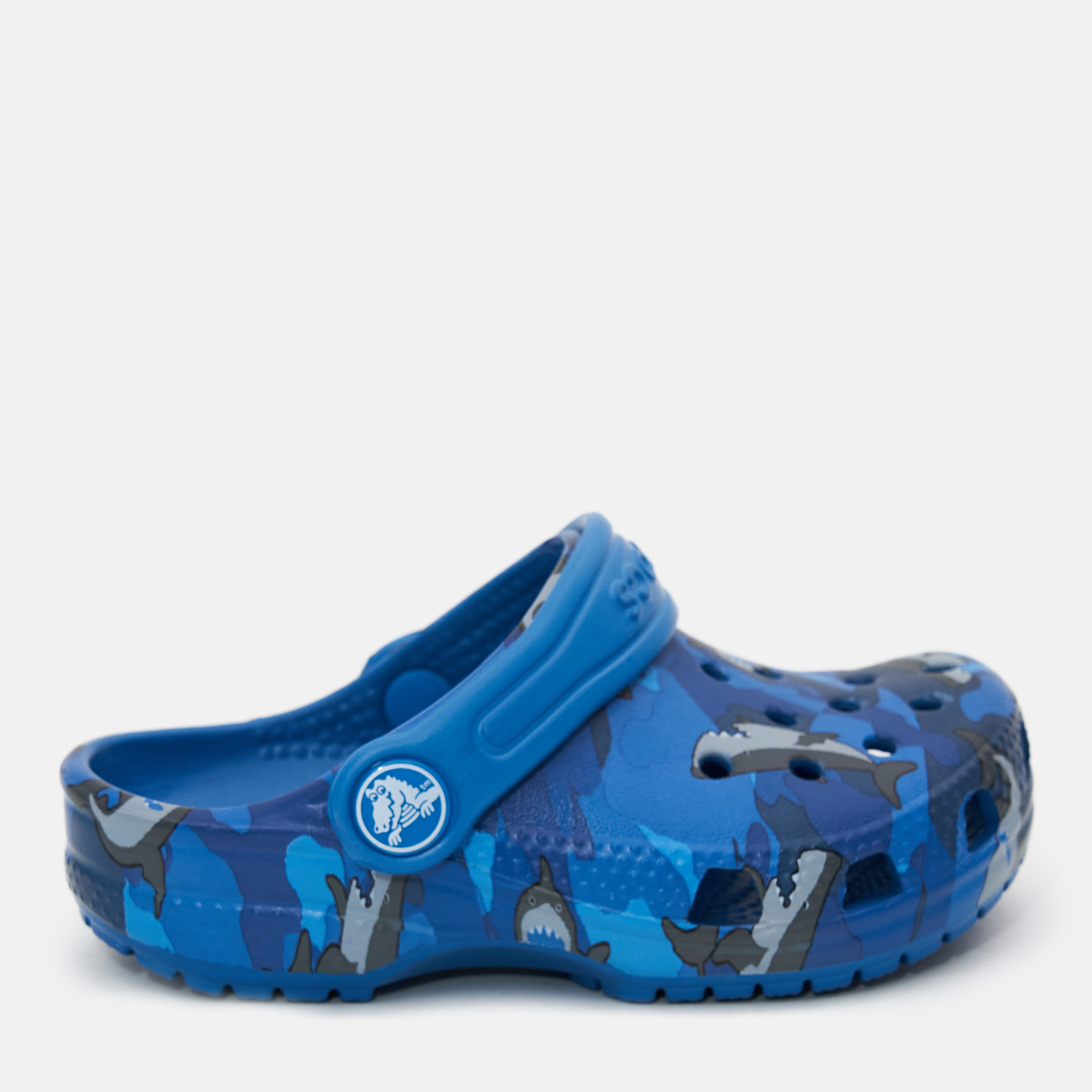 

Кроксы Crocs Kids' Classic Shark Clog 206147-4KI_C6 22-23 13.2 см Голубые (9001058102303)