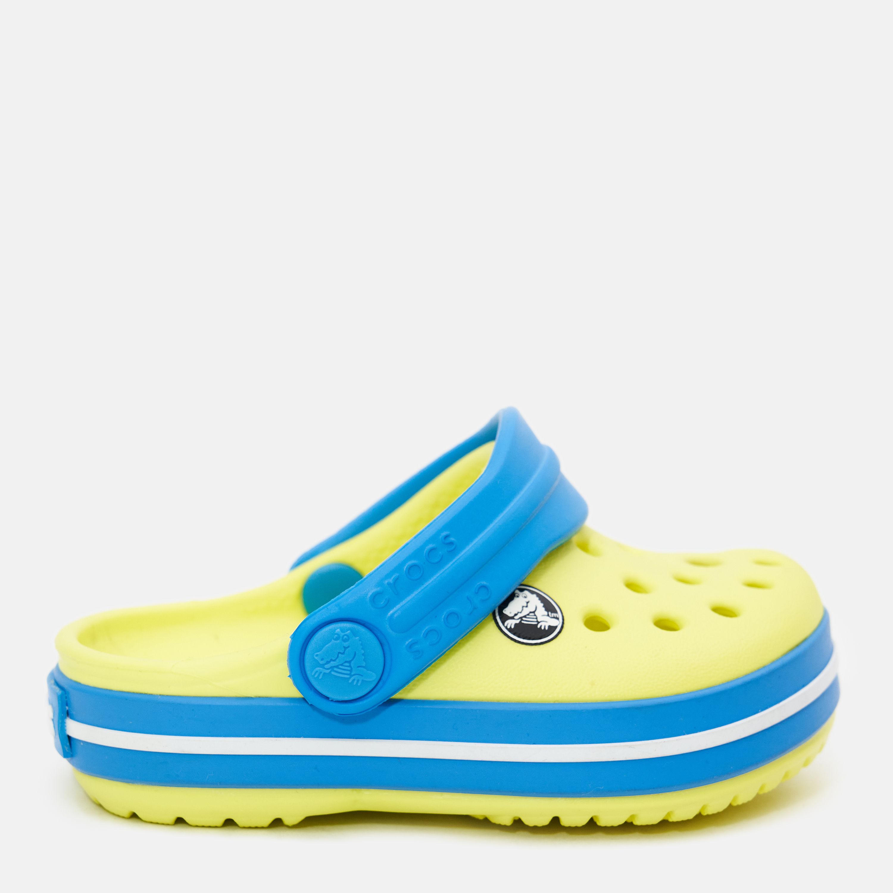 

Кроксы Crocs Kids Crocband Clog K 204537-73E-J1 32-33 20 см Салатовые с голубым