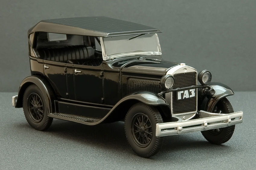 

Автолегенды №38 ГАЗ-А черный | Коллекционная модель 1:43 | DeAgostini