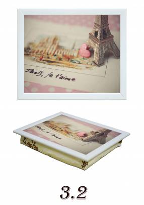 

Поднос подушка Love France (PW3-2)