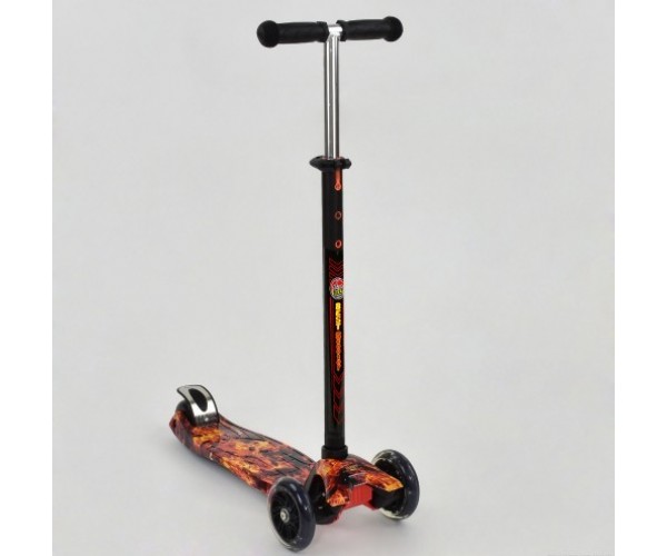

Самокат Best Scooter Maxi Print 1310 Orange Fire