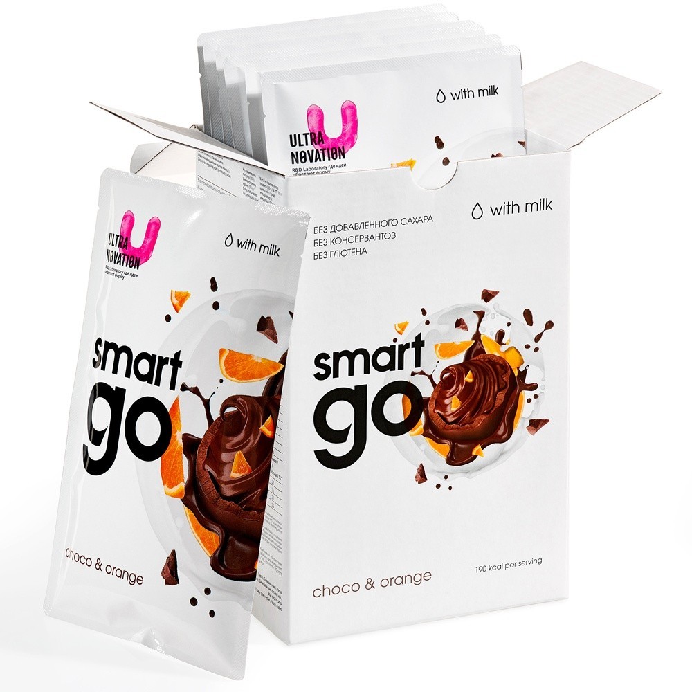 

Коктейль шоколад с апельсином Energy Diet Smart GO Choco Orange сбалансированное питание для снижения веса 7 порционных пакетиков саше (73617)
