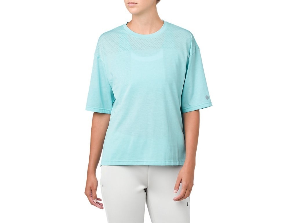 

Футболка Asics MESHED SS TOP Голубой Жен, Футболка Asics MESHED SS TOP Голубой Жен M
