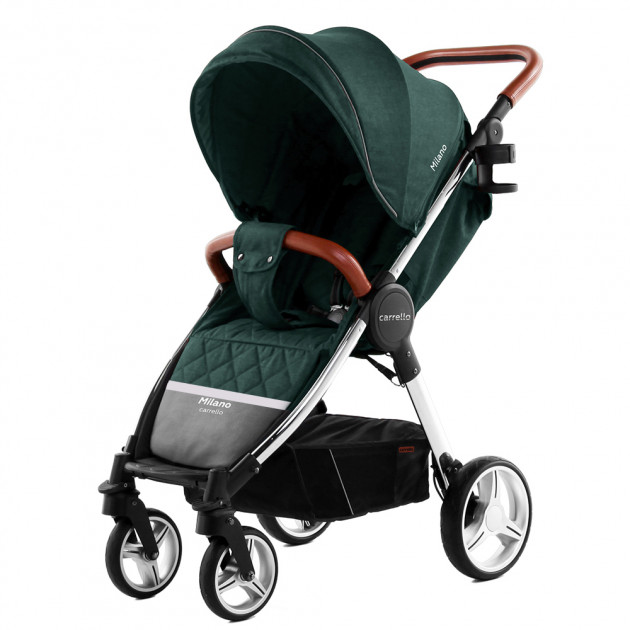 

Коляска прогулочная CARRELLO Milano CRL-5501 Aqua Green +дождевик