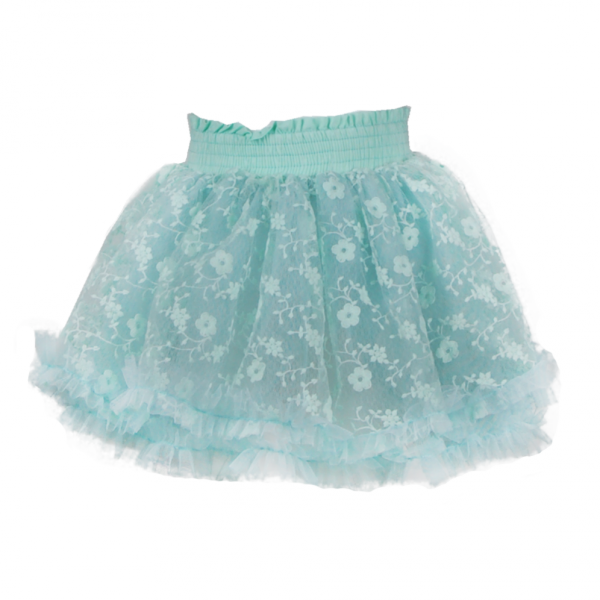 

Детская юбка с вышивкой 2 года (87 см) Z 50174-mint зеленый цвет
