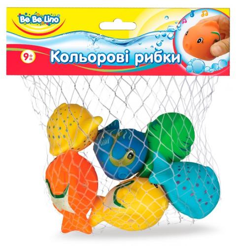 

Игрушки для купания Цветные рыбки, BeBeLino