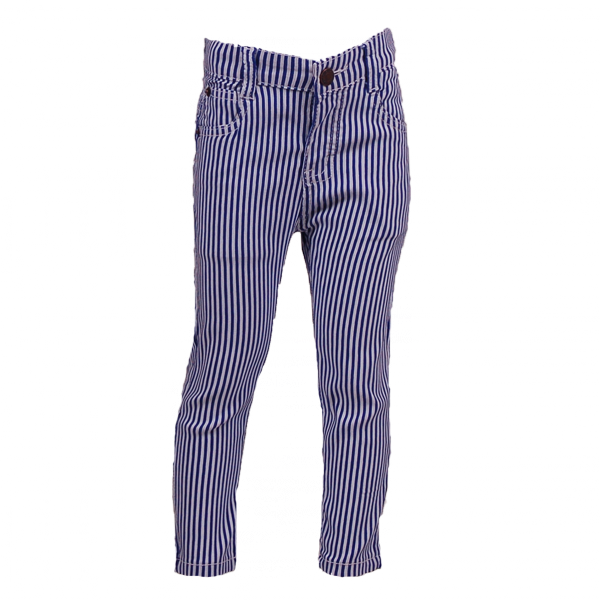 

Брендовые брюки длиною 7/8 3 года (98 см) Z 60143-blue голубой цвет