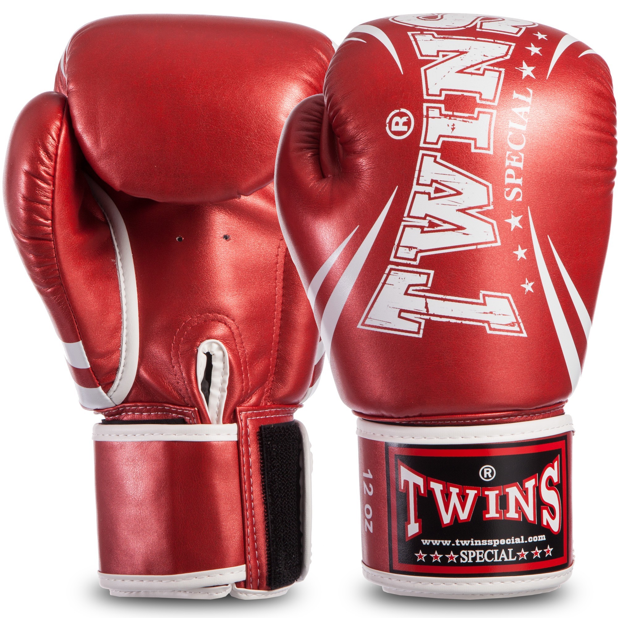 

Боксерские перчатки Twins Special Original 10 oz Red Metall (FBGVSD3-TW6-RM-10)