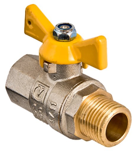

Кран шаровый Valtec 1/2" Нр-Вн для газа бабочка 10080350