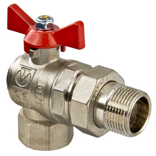 

Кран шаровый Valtec 3/4" Нр-Вн угловой с згоном бабочка 10080763