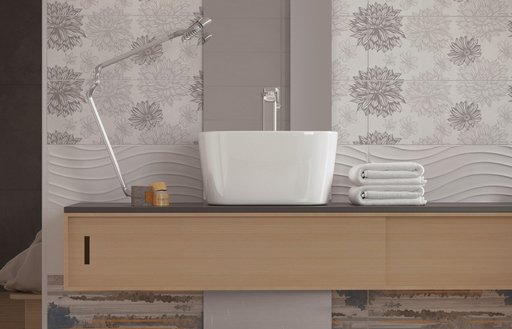 

Плитка настенная Golden Tile Osaka серая 20х50 см, 1,3 м.кв. 11865882