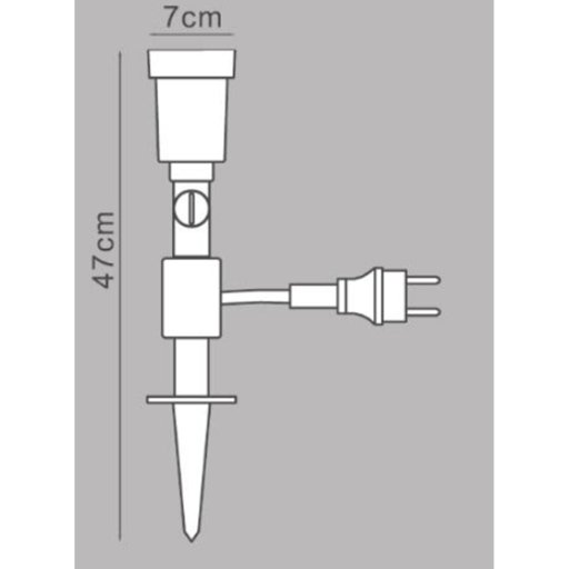 

Светильник грунтовой Inspire Greenwich E27 IP44 80W (12004202)