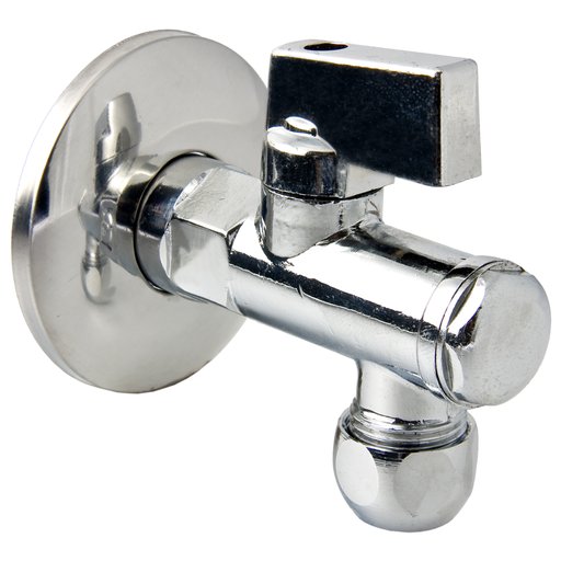 

Кран шаровый Valtec 1/2"х3/4" Нр-Нр угловой с фильтром хромированный (10808525)