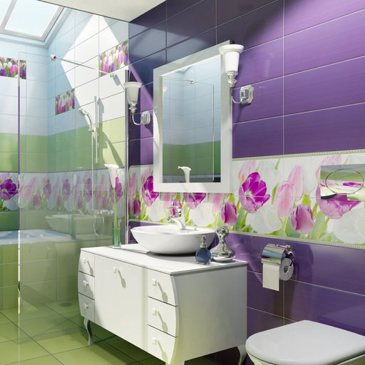 

Плитка настенная ATEM Ялта 2 Tulip розовая 20х50 см 1,7 м.кв. (11544085)