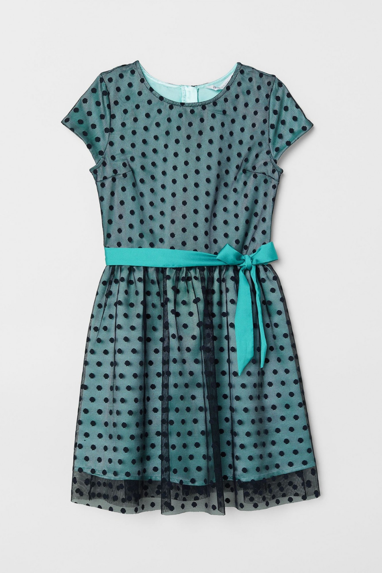 

Платье H&M тюлевое 164 бирюзовое 8-0016