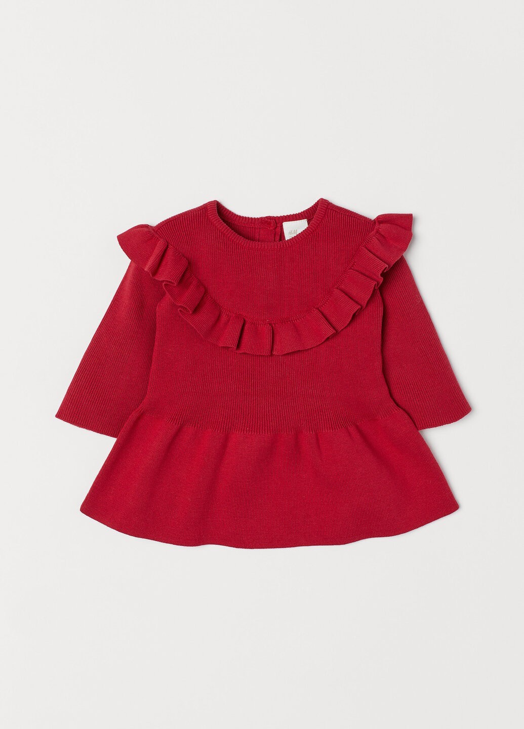

Платье H&M вязаное 56 красное 8-0088