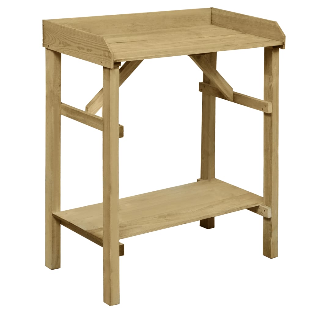 

Садовий стіл Shumee 75x40x90 см сосна коричневий 45302