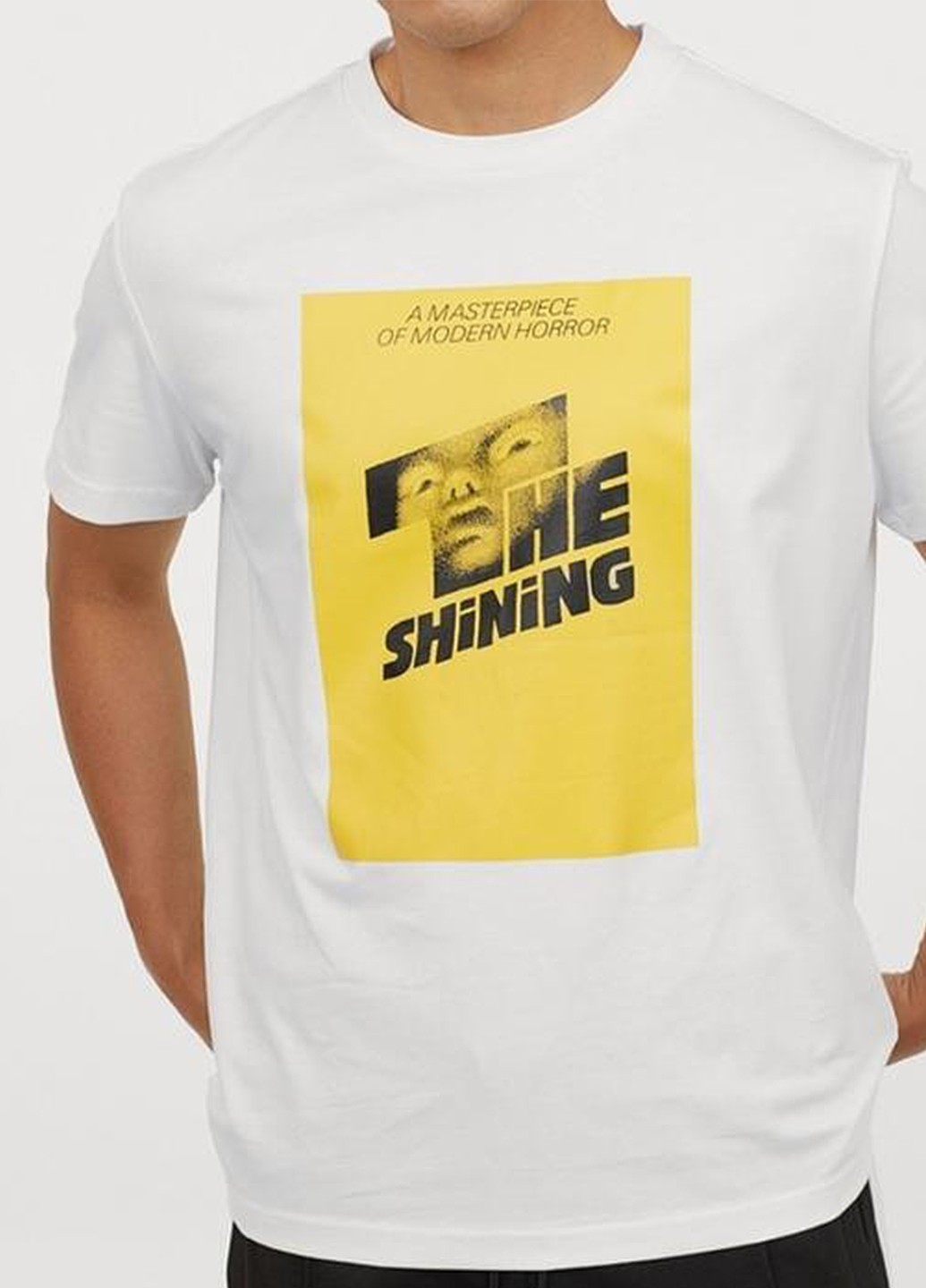 

Футболка H&M трикотажная  белая 23-0007, Футболка H&M трикотажная S белая 23-0007
