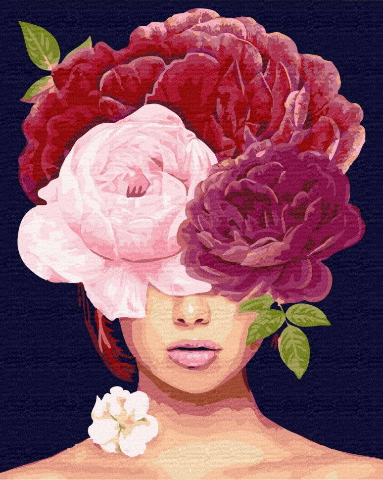 

Картина по номерам. Rainbow Art "Цветочная нежность" GX39587-RA