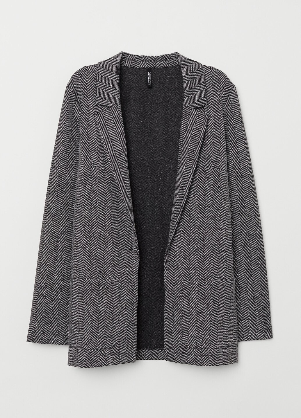 

Жакет H&M удлиненный XS серый 15-0009