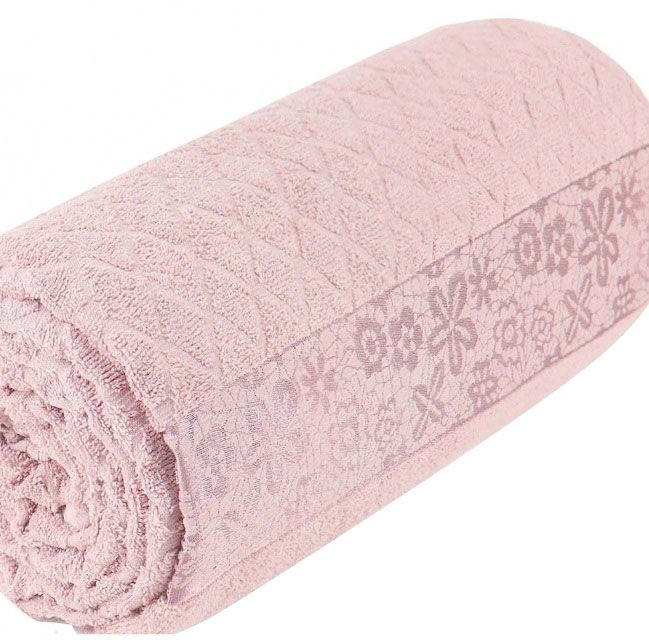 

Махровая простыня-пике Sikel Cotton Botanik 200x220 Пудровая (ts-2000100147351)