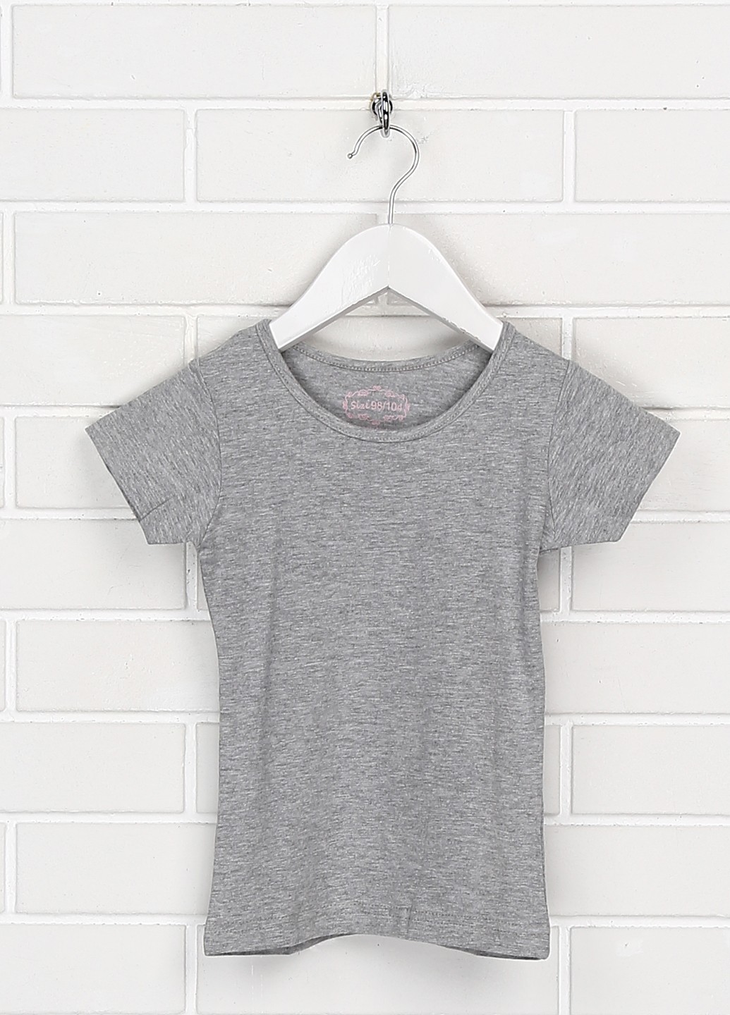 

Футболка girls t-shirt трикотажная 98-104 серая 3-0060