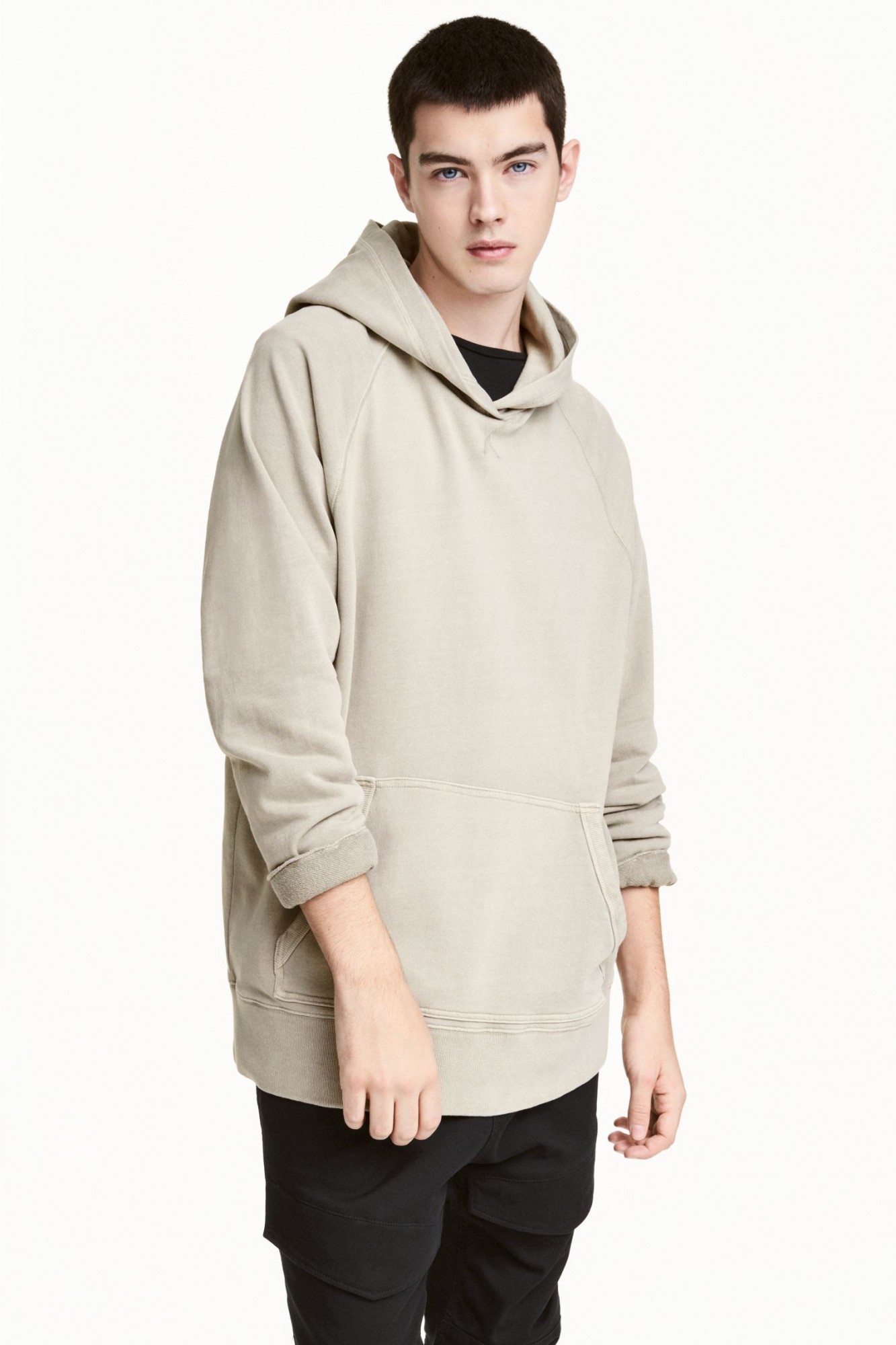 

Худи H&M свободное  серое 24-0020, Худи H&M свободное S серое 24-0020