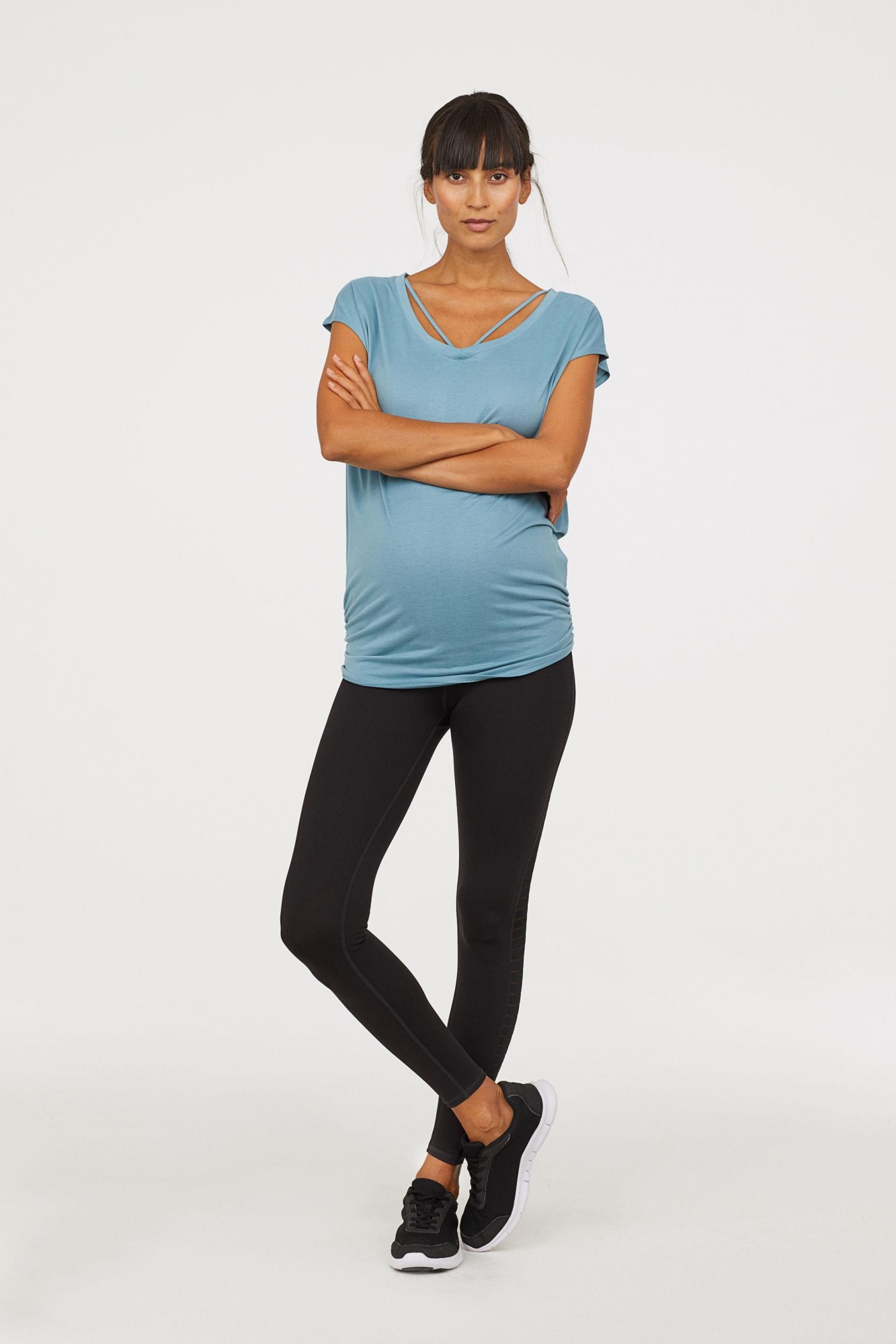 

Леггинсы H&M для беременных  черные 17-0005, Леггинсы H&M для беременных XS черные 17-0005