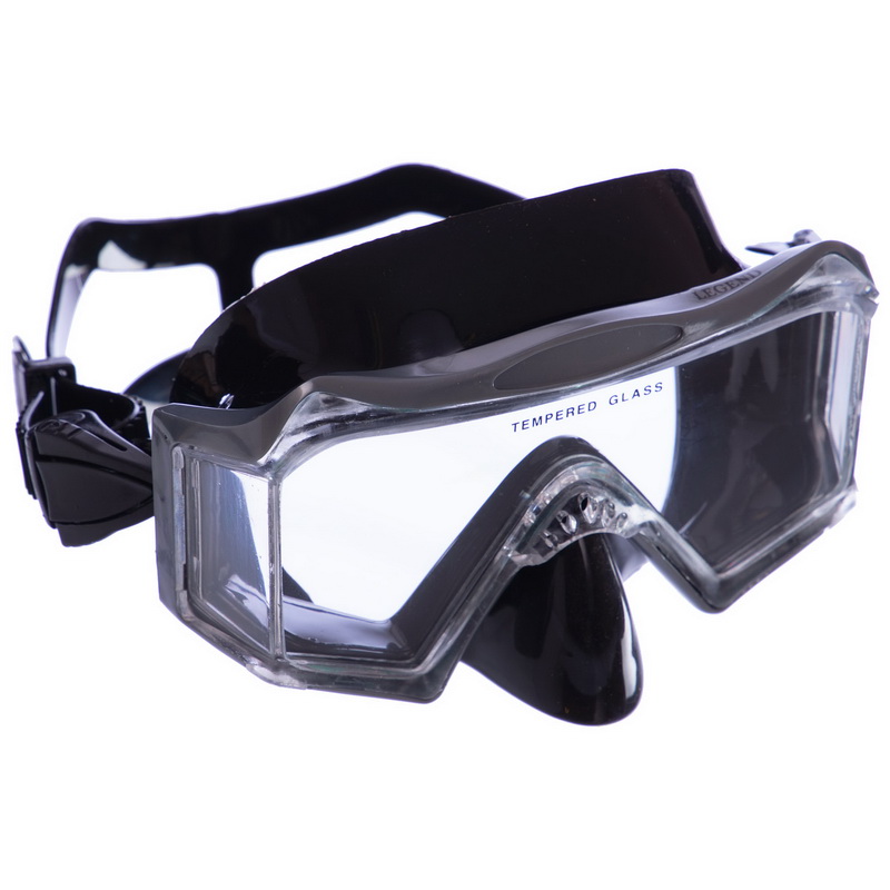 

Дайверская маска для плавания LEGEND M321-SIL (закаленное стекло, силикон) черный