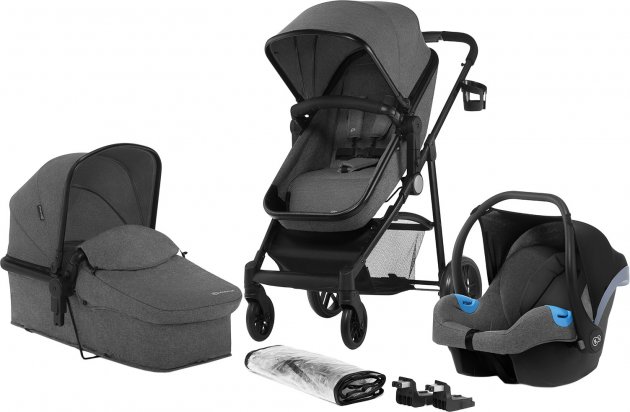 

Универсальная коляска 3 в 1 Kinderkraft Juli Gray (KKWJULIGRY3000)