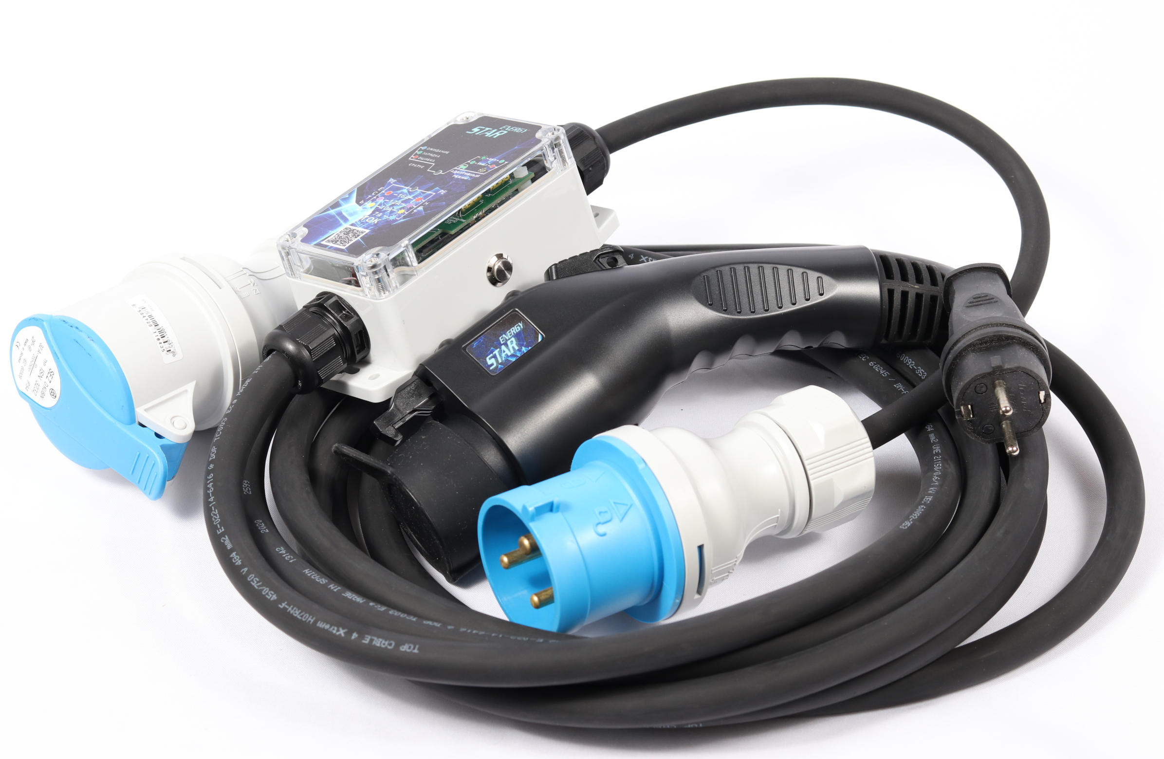 

Однофазное зарядное устройство Energy Star ES-M32T1-L M32 Box Light Type 1 (J1772) 32А 7,2кВт