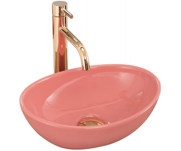 

Умивальник Rea Sofia Mini Рожевий Блискучий REA-U6335