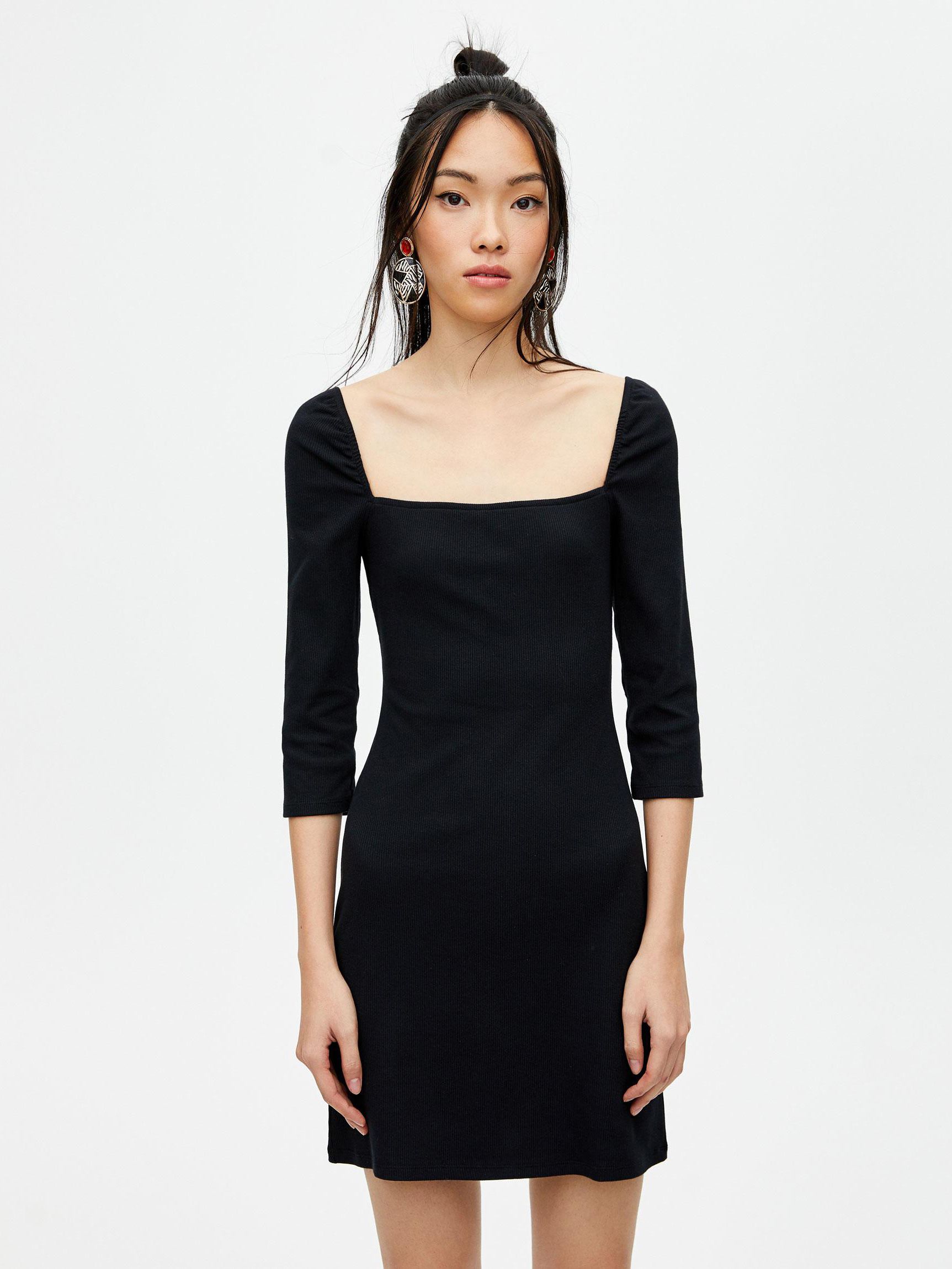 

Платье Pull & Bear 5390/390/800  Черное, Платье Pull & Bear 5390/390/800 L Черное