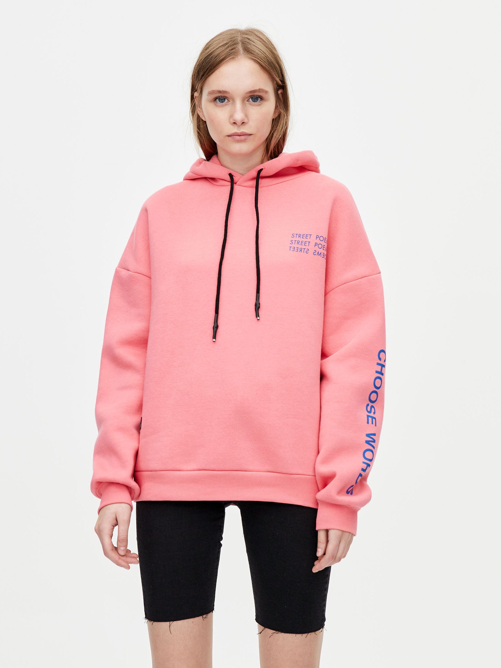 

Худи Pull & Bear 5590/336/923 S Розовое