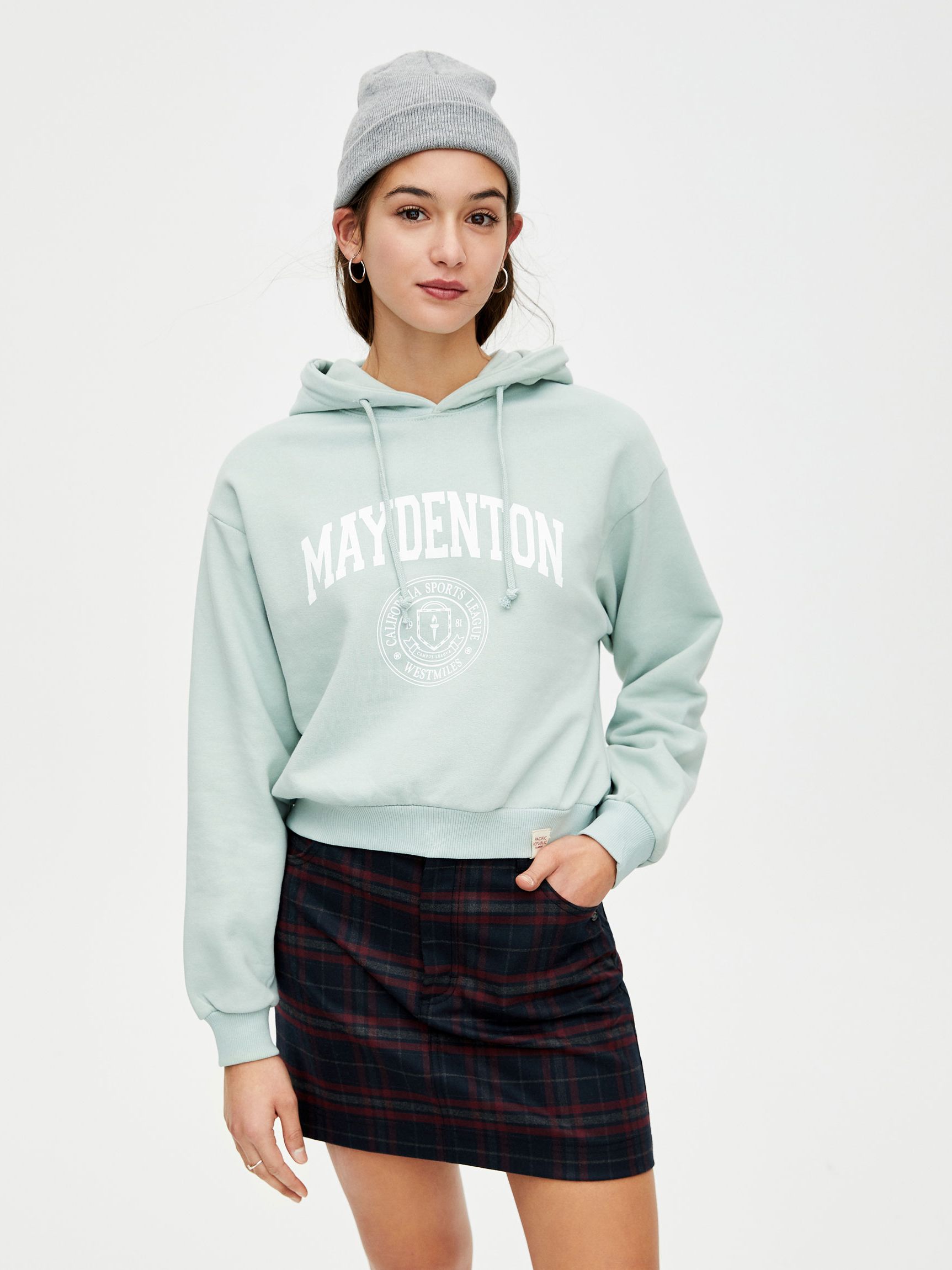 

Худи Pull & Bear 5590/343/426 XS Мятное
