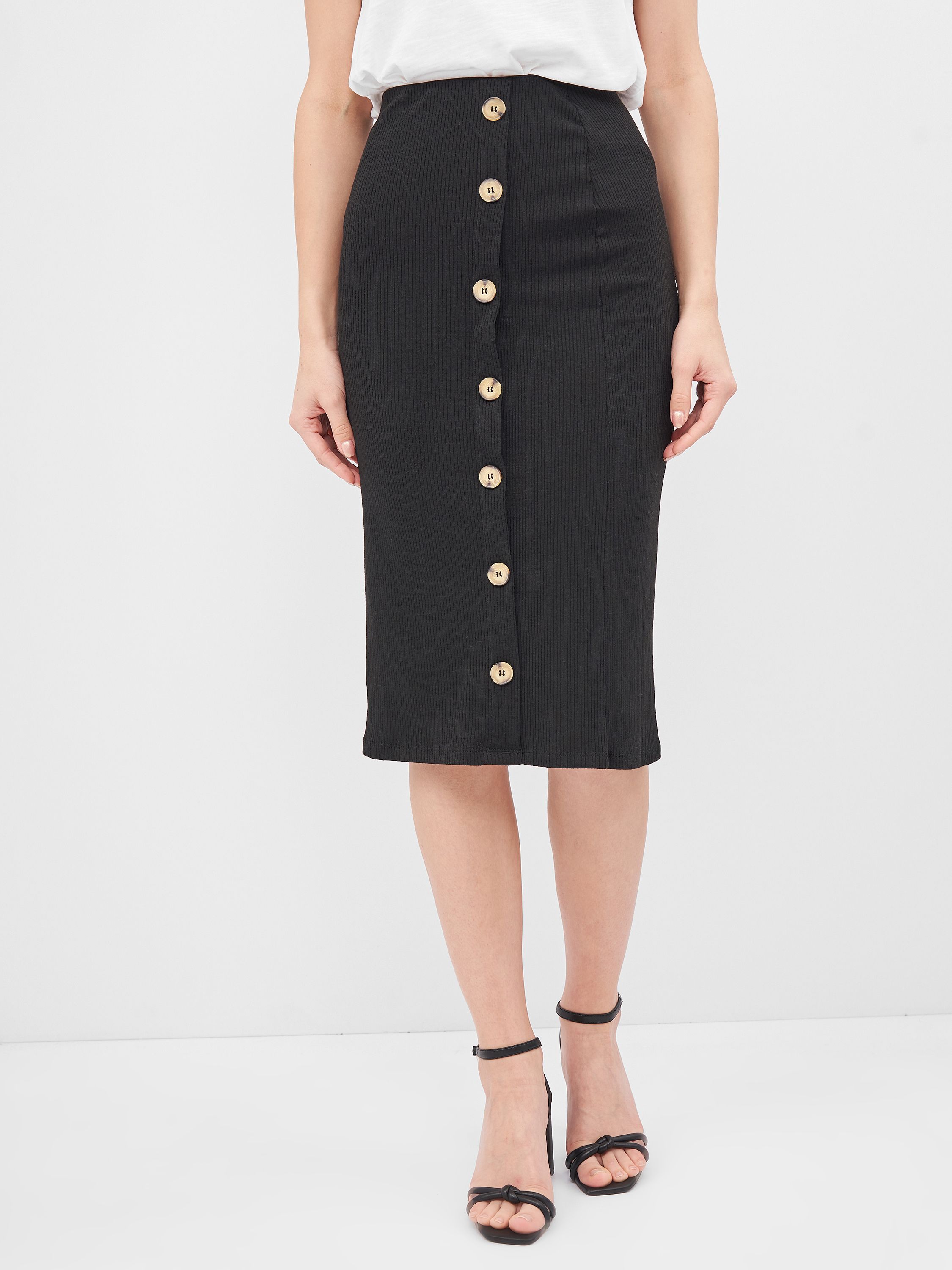 

Юбка Pull & Bear 9398/394/800 XS Черная