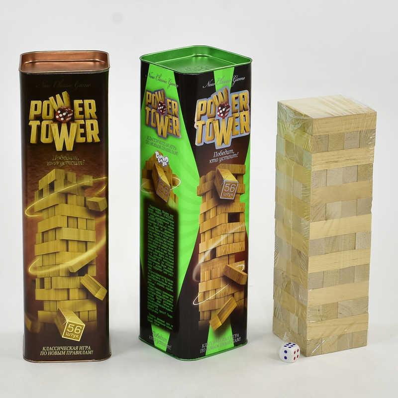 

Игра настольная Danko Toys Power Tower (башня, вега, дженга, jenga, vega) (Рус) (РТ-01