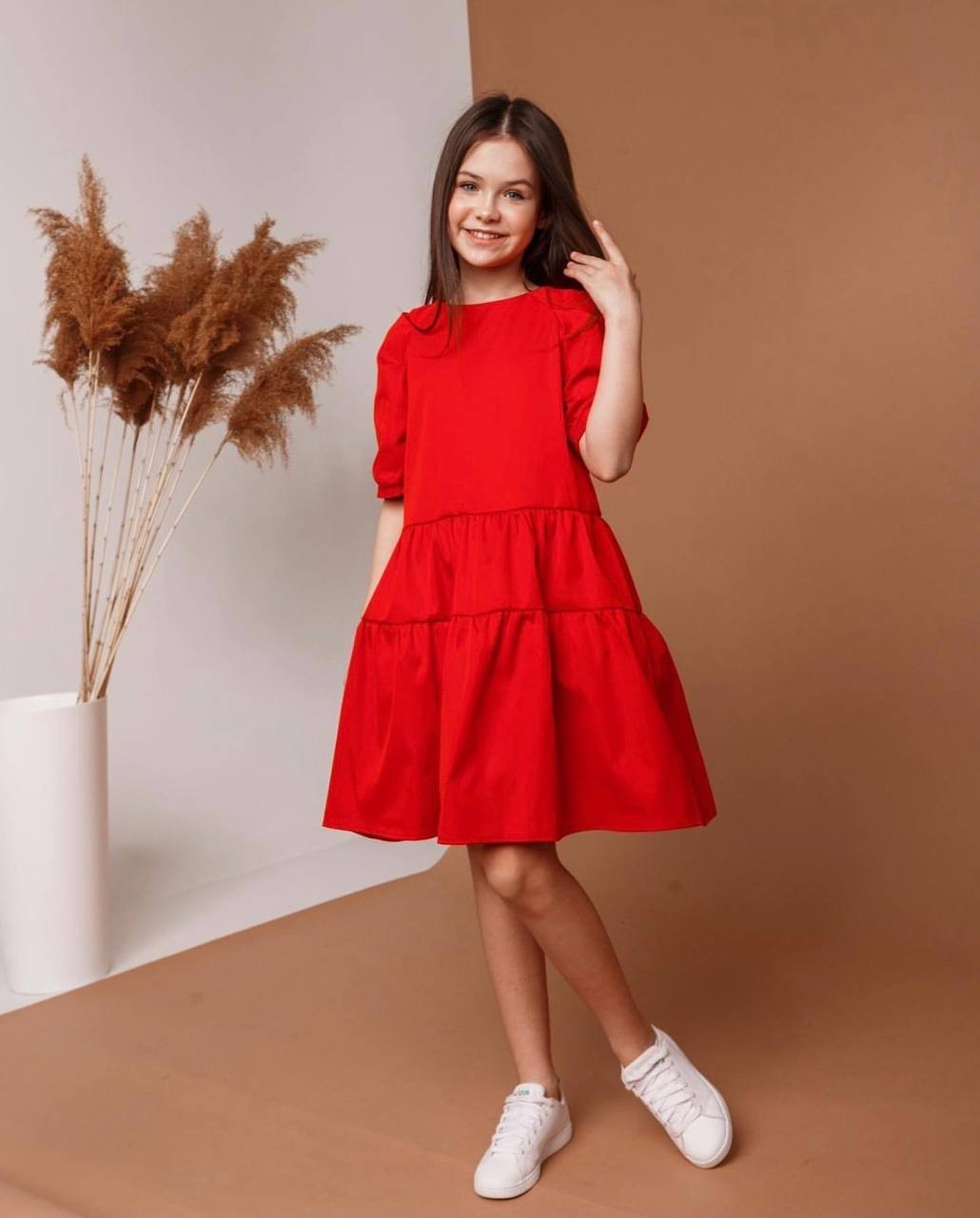 

Платье 0101 Brand 2291 146-152 Красное