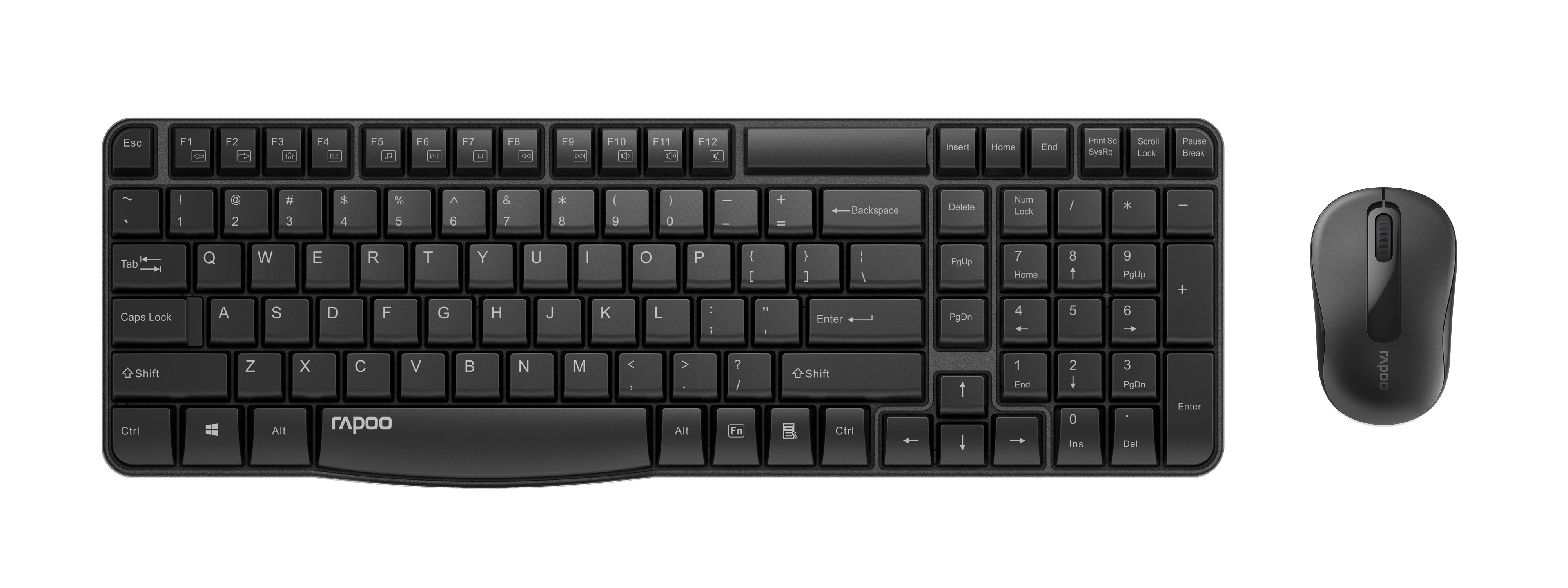 

Комплект (клавиатура, мышь) Rapoo X1800S Combo Wireless Black