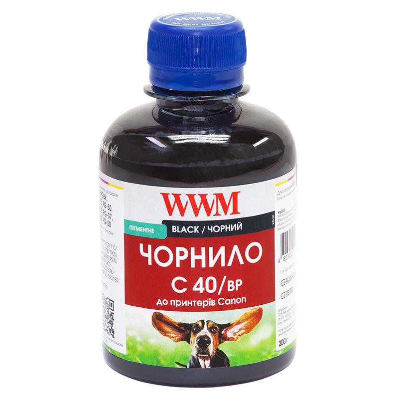 

Чернила WWM для CANON PG-40/50/PGI-5Bk/BCI-15 (Black Pigmented) C40/BP 200г